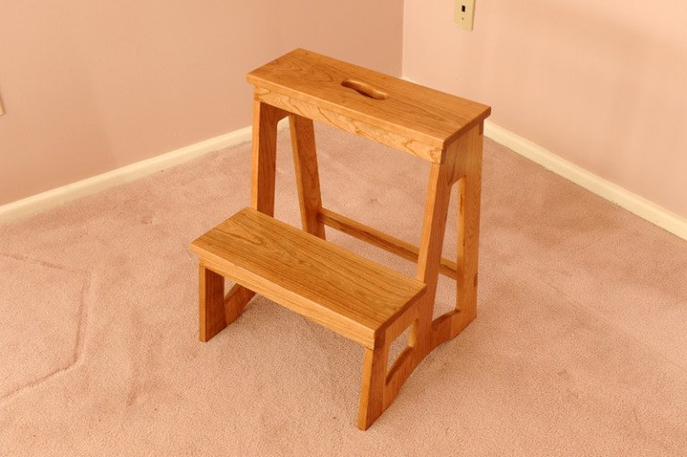 Cherry Step Stool