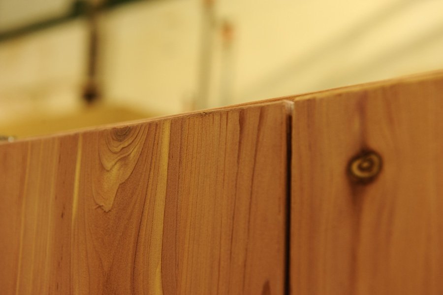 Aromatic cedar key cabinet