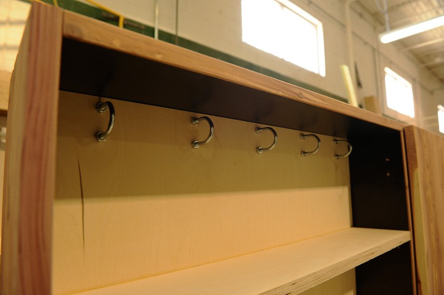 Aromatic cedar key cabinet