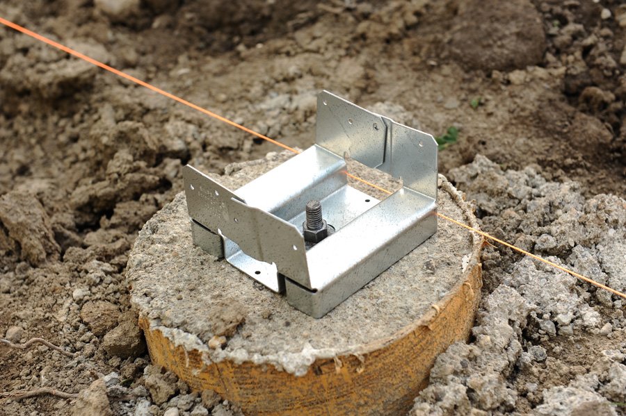 Arrow head shape deck in my backyard