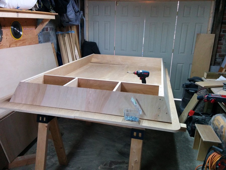 Queen size bed box Part 1