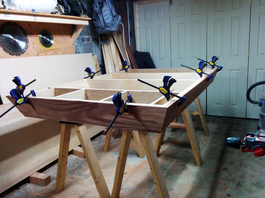 Queen size bed box Part 1