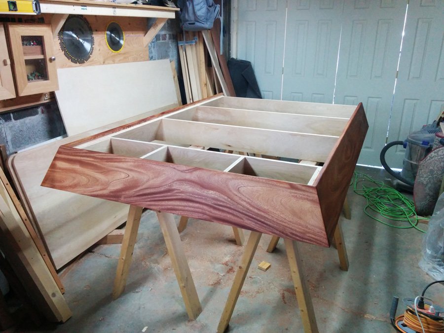 Queen size bed box Part 1