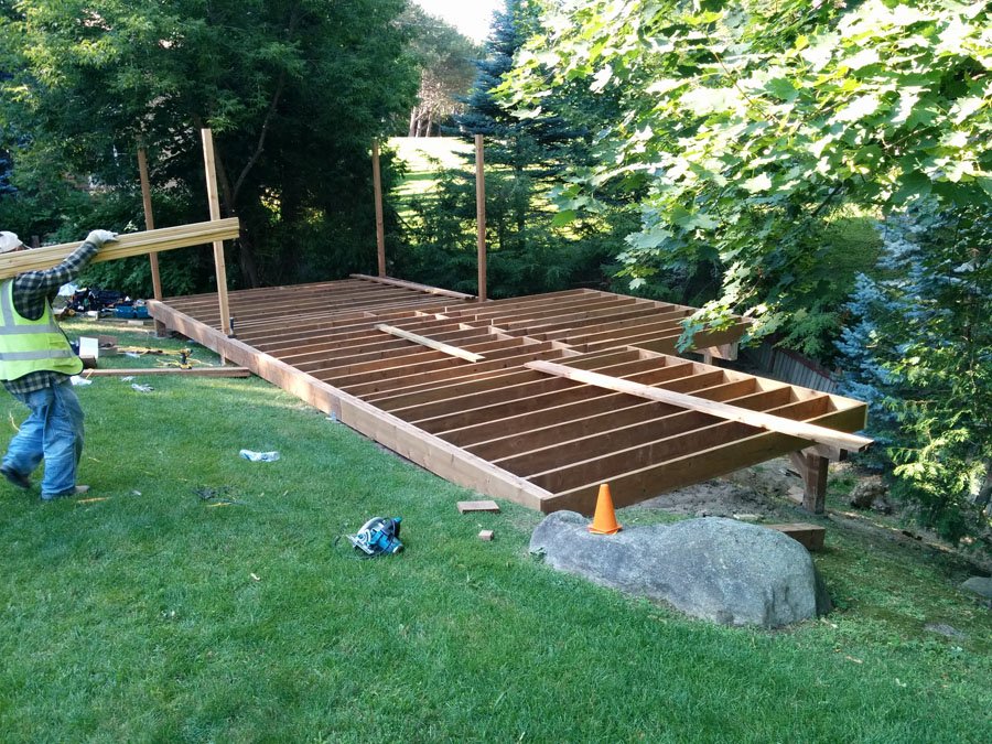 Free Hold Cedar Deck with Pergola