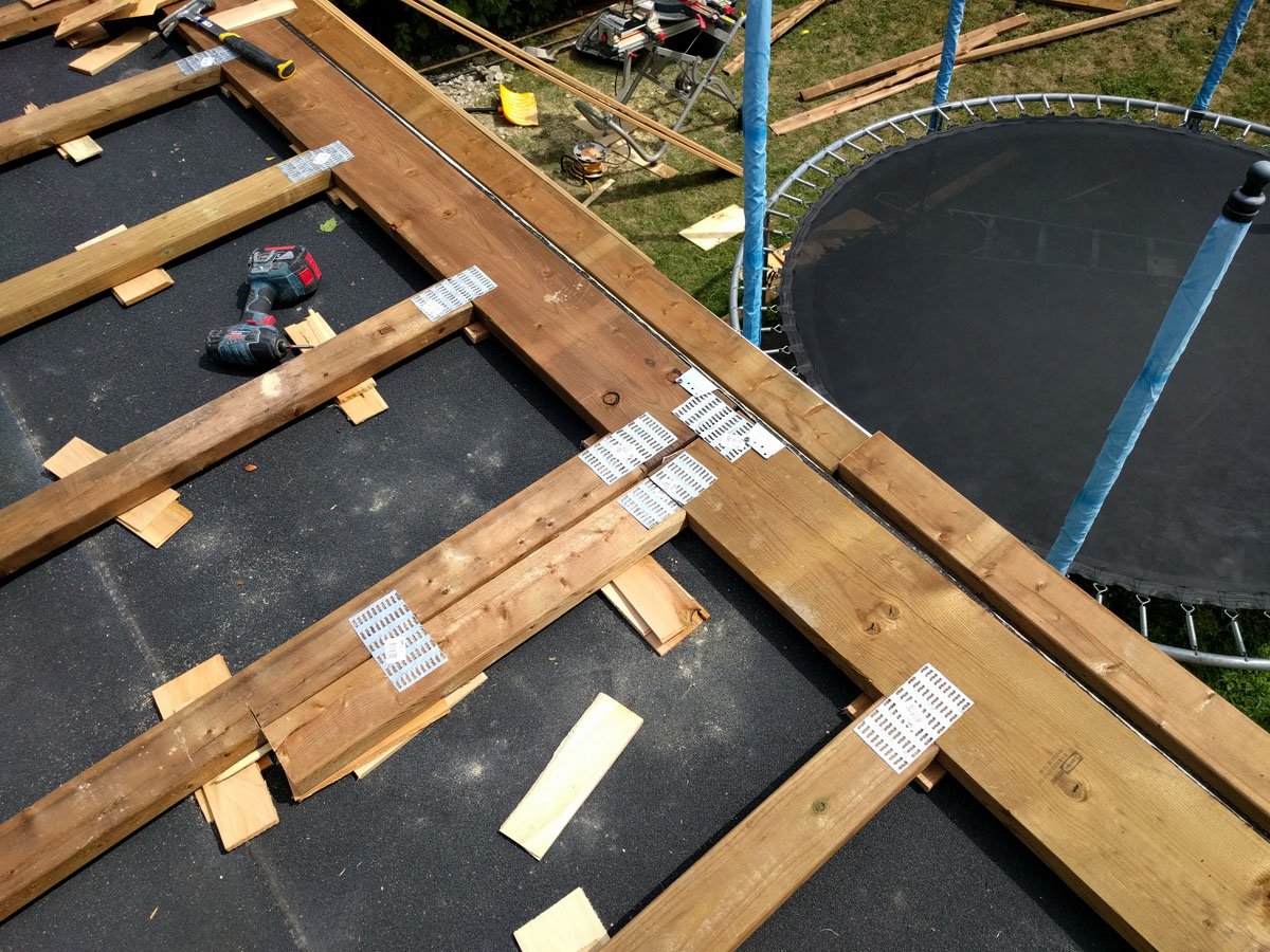 Cedar Deck on Rooftop