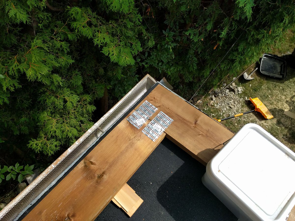 Cedar Deck on Rooftop