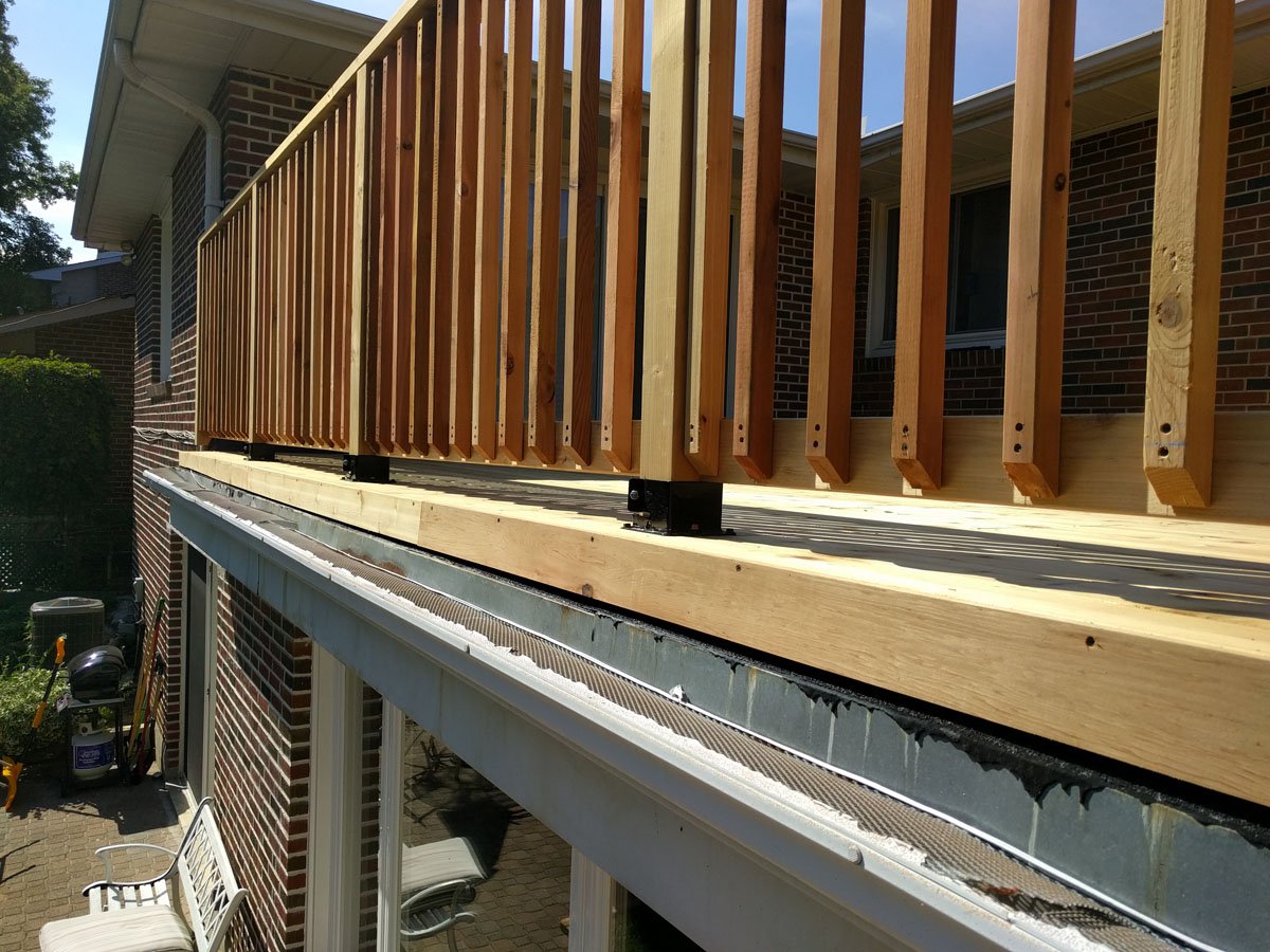 Cedar Deck on Rooftop