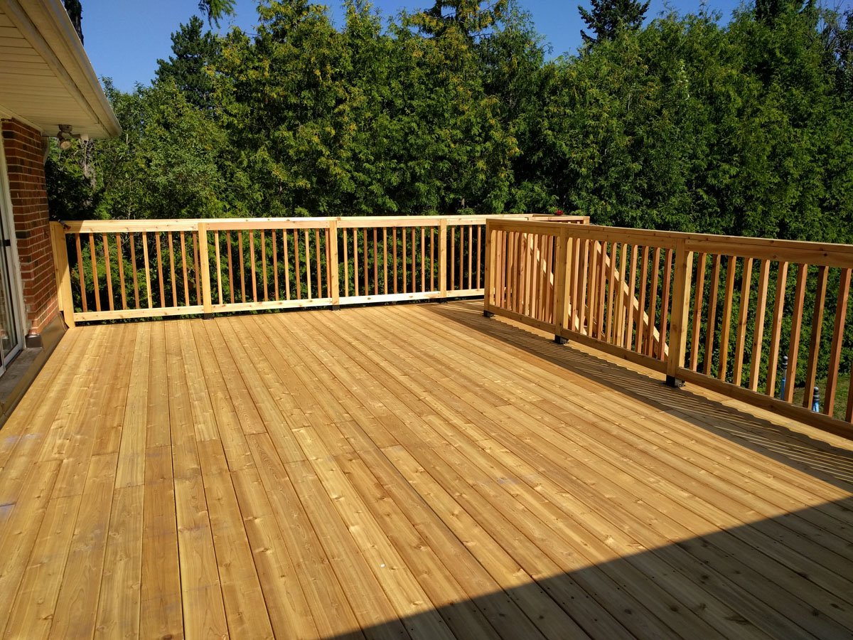 Cedar Deck on Rooftop