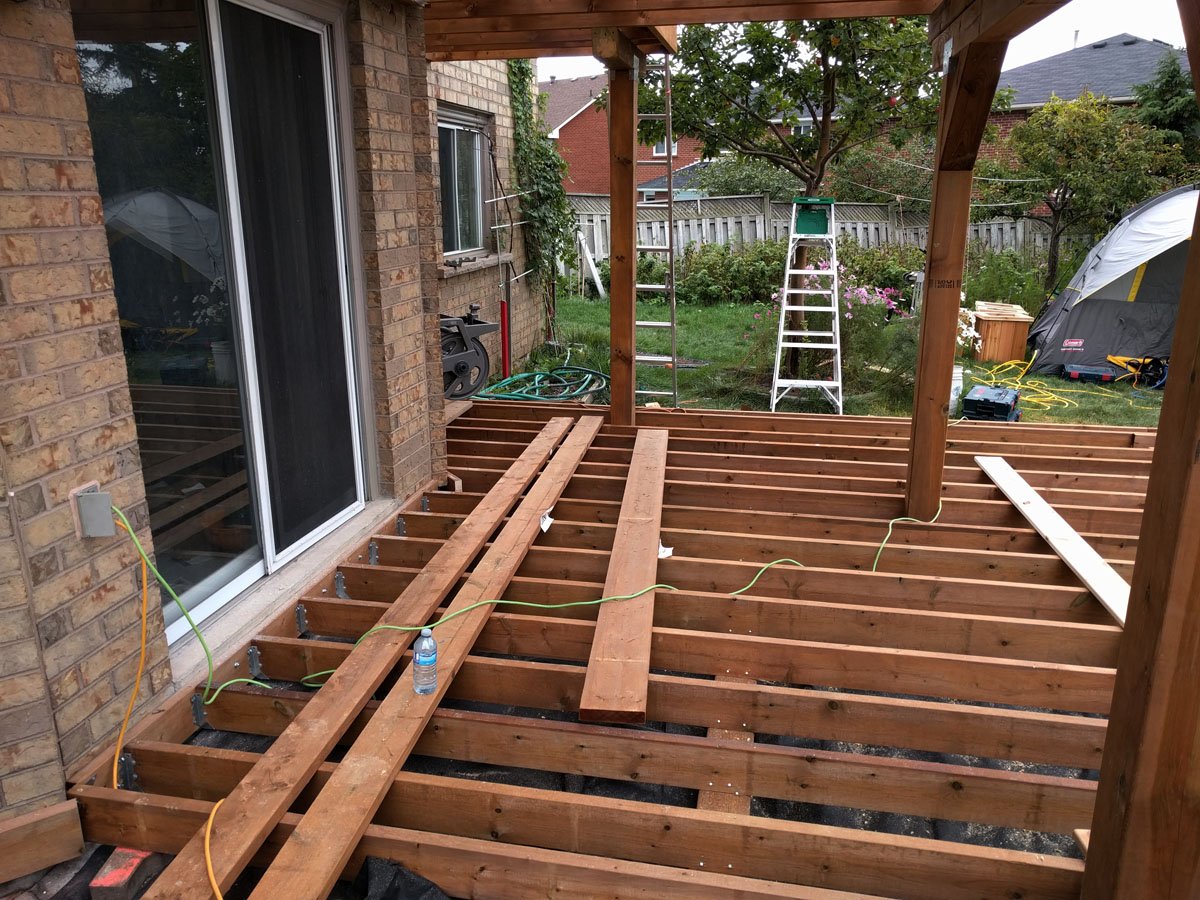 Combination Cedar Deck