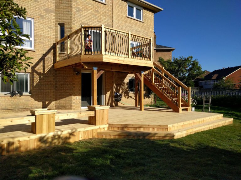 Combination Cedar Deck