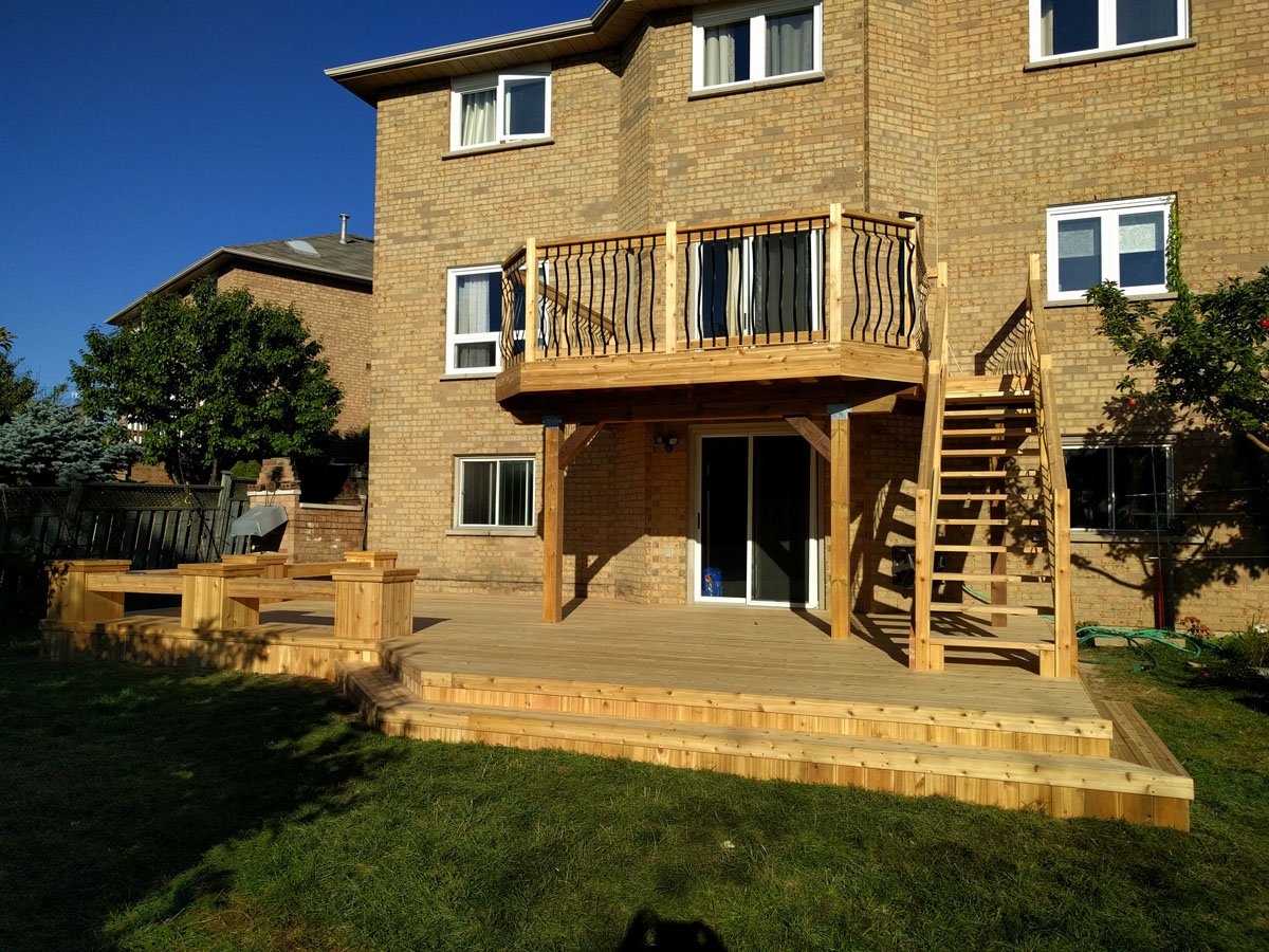 Combination Cedar Deck