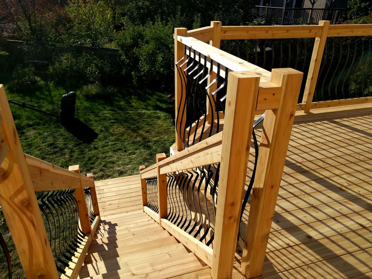 Combination Cedar Deck