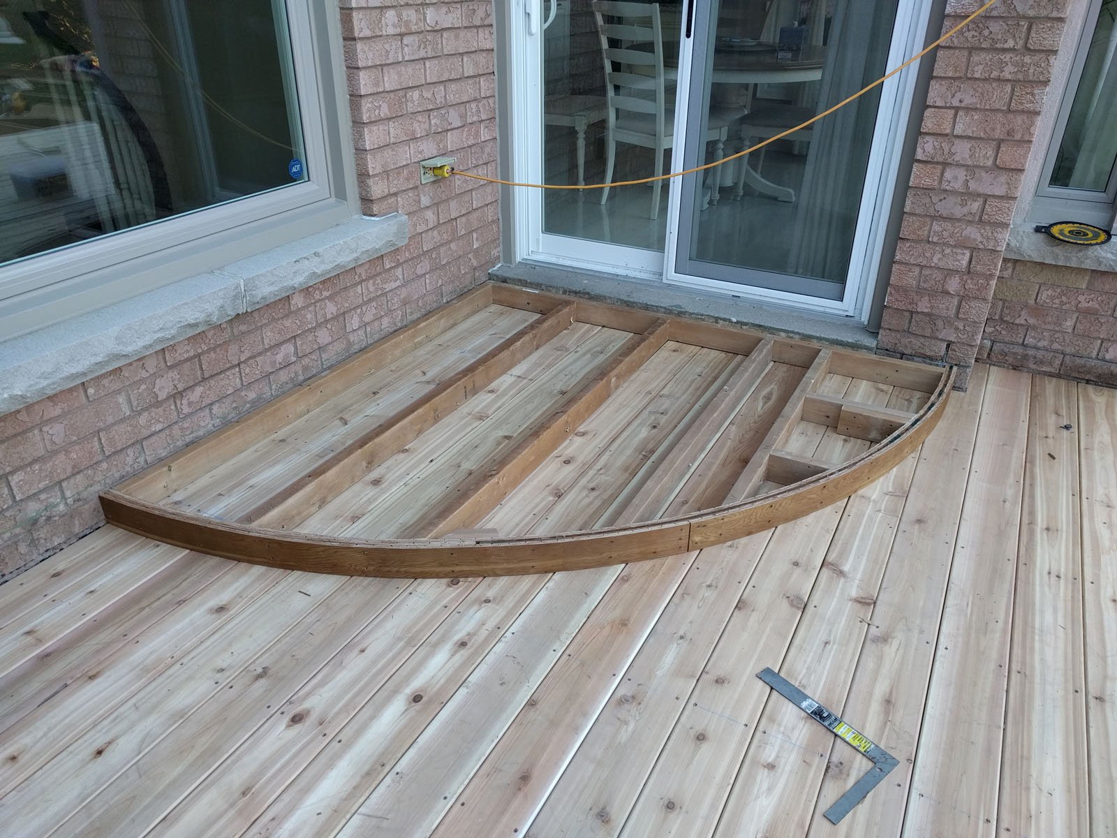 Everything for the wistaria and apple tree