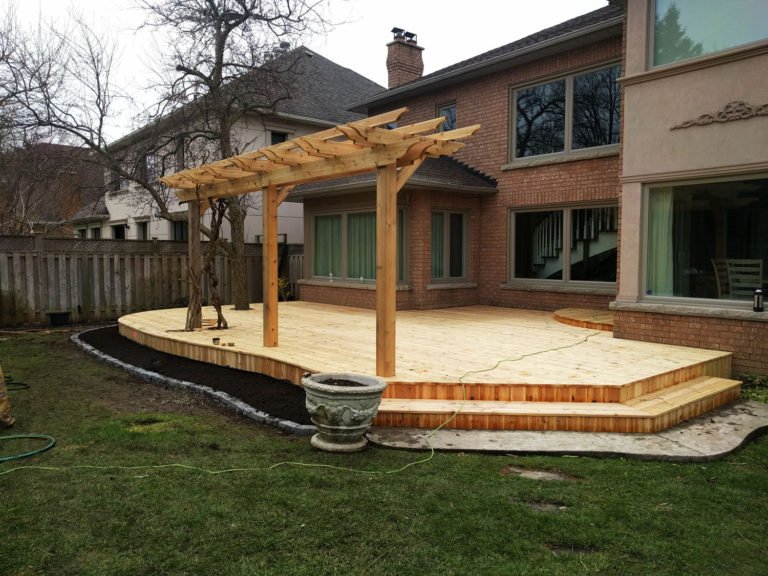 Everything for the wistaria and apple tree