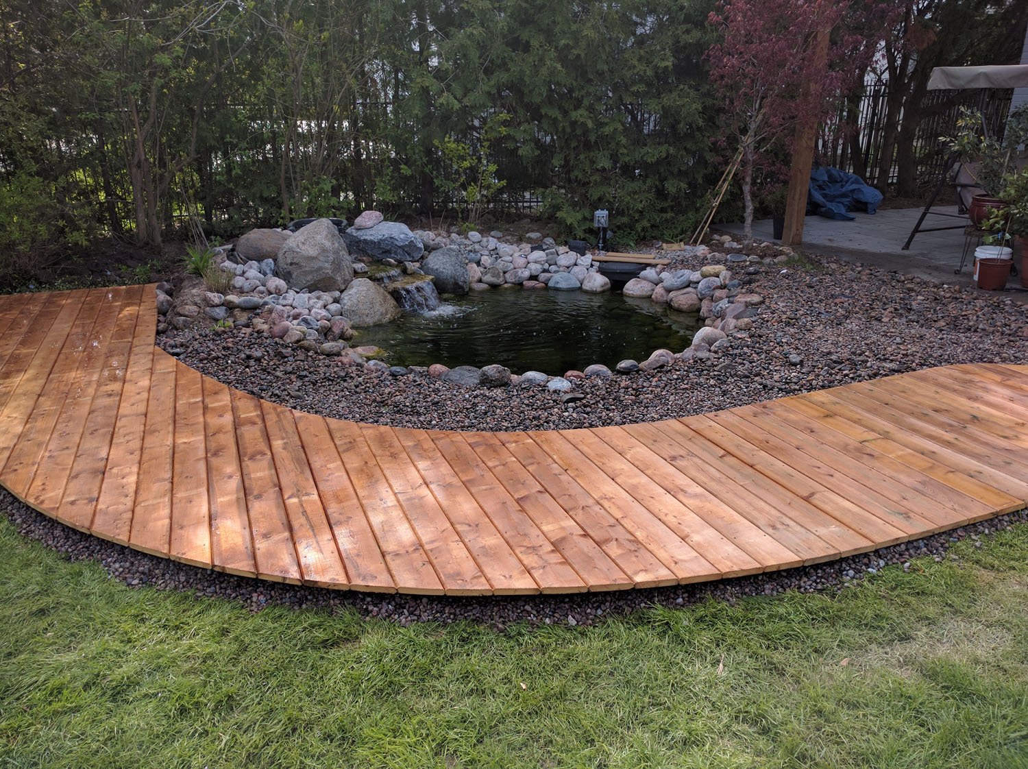 Patio or Deck? Make curve shapes!