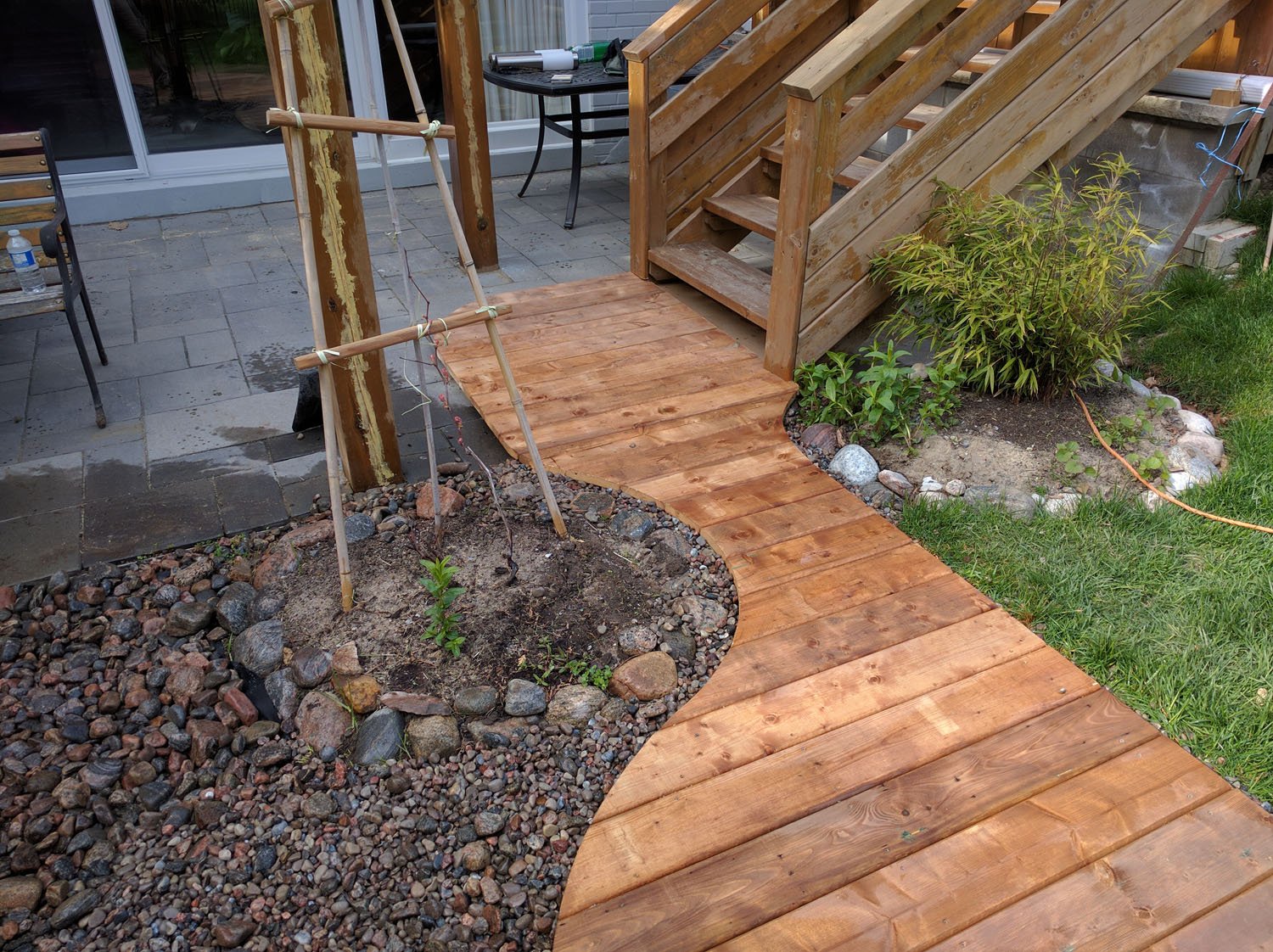 Patio or Deck? Make curve shapes!