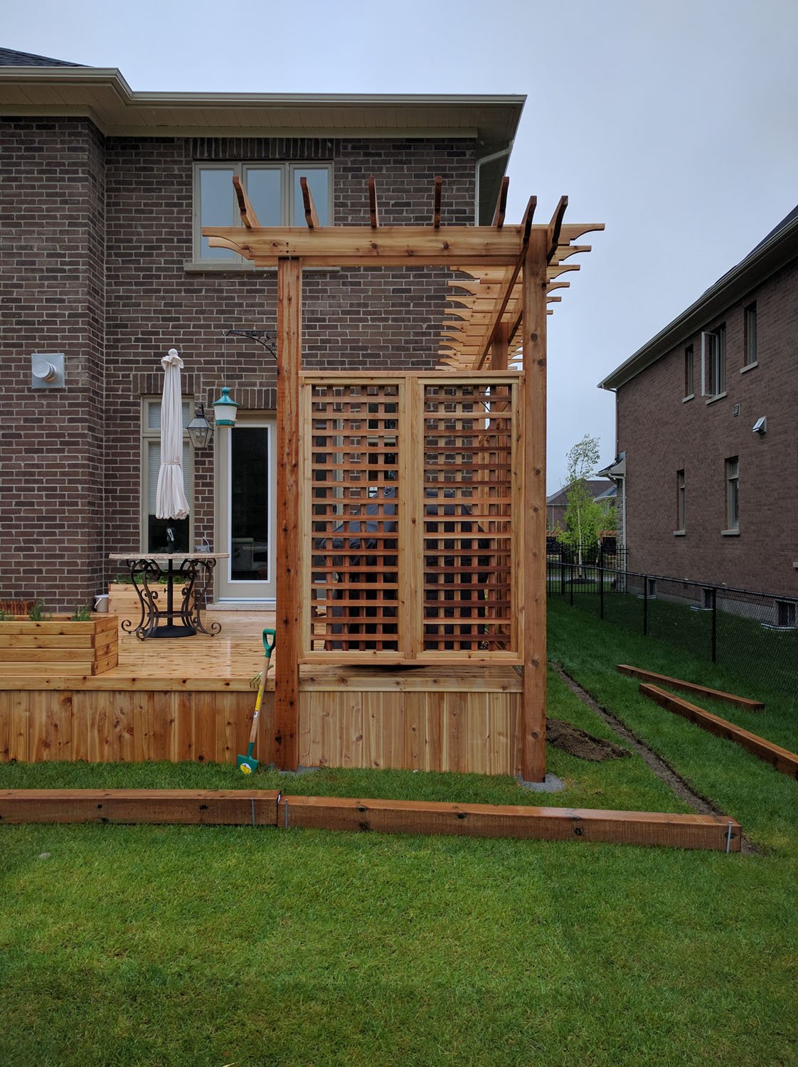 Privacy is an important part for decent deck