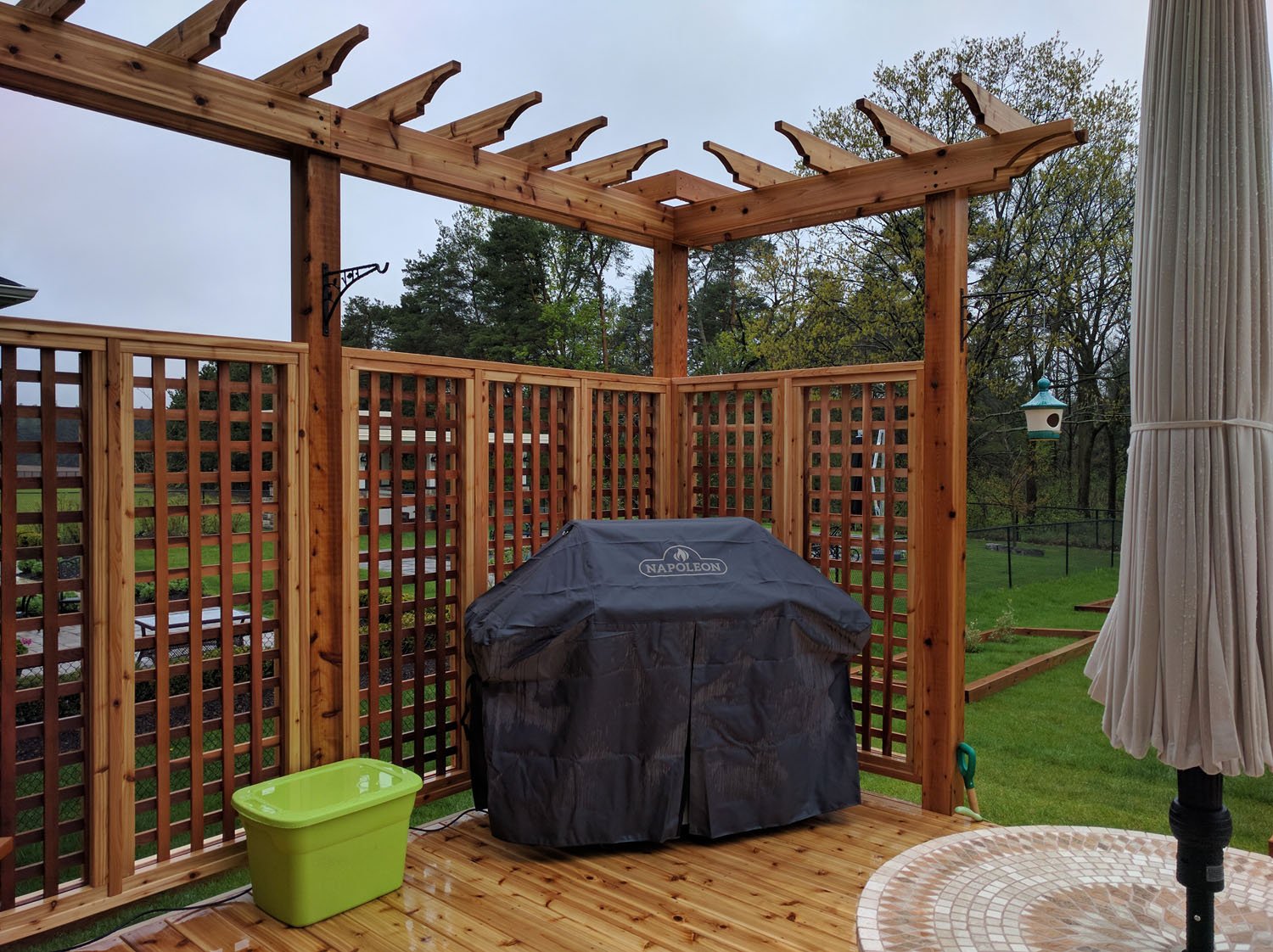 Privacy is an important part for decent deck