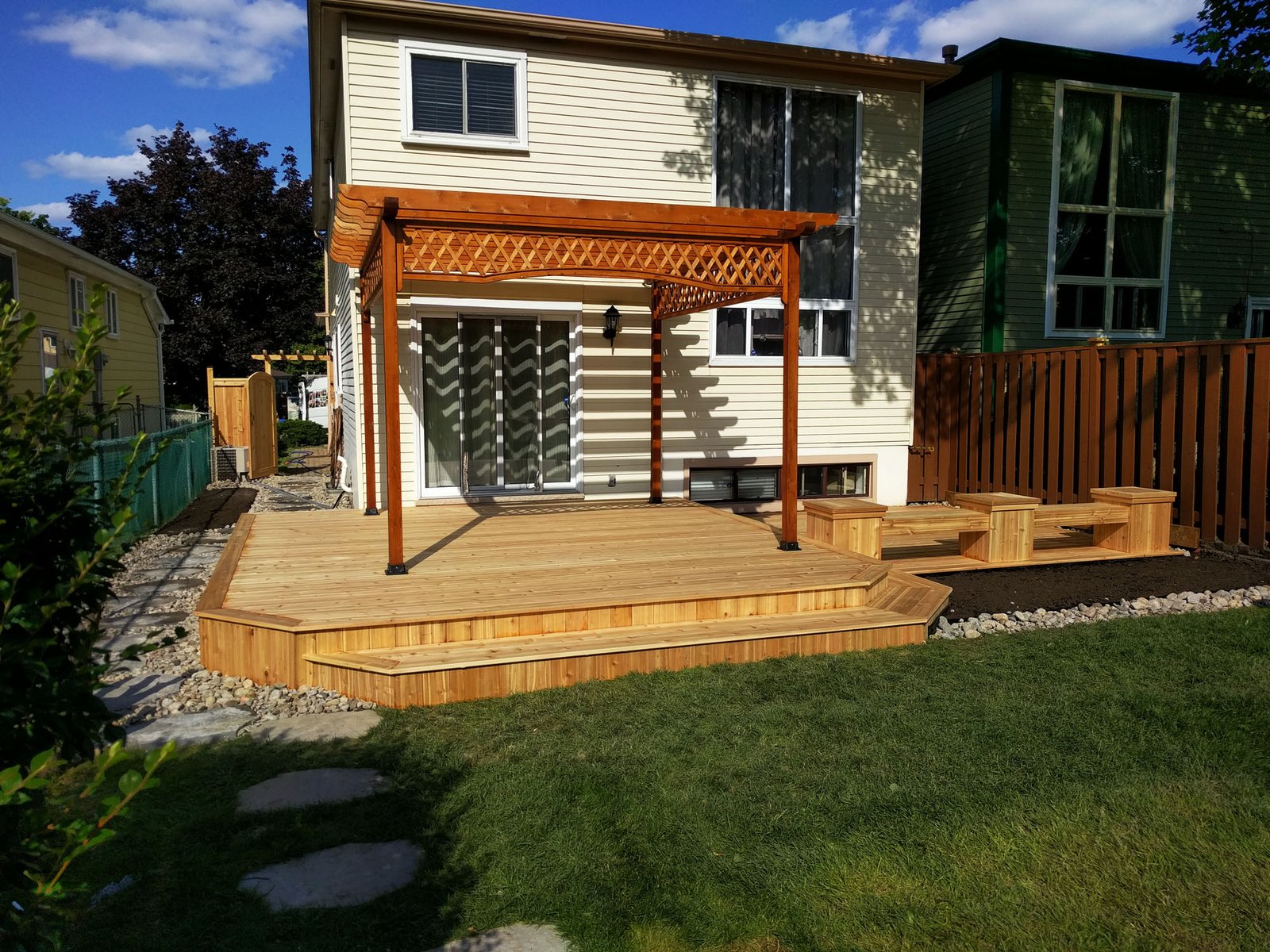 Painting Lady’s Backyard