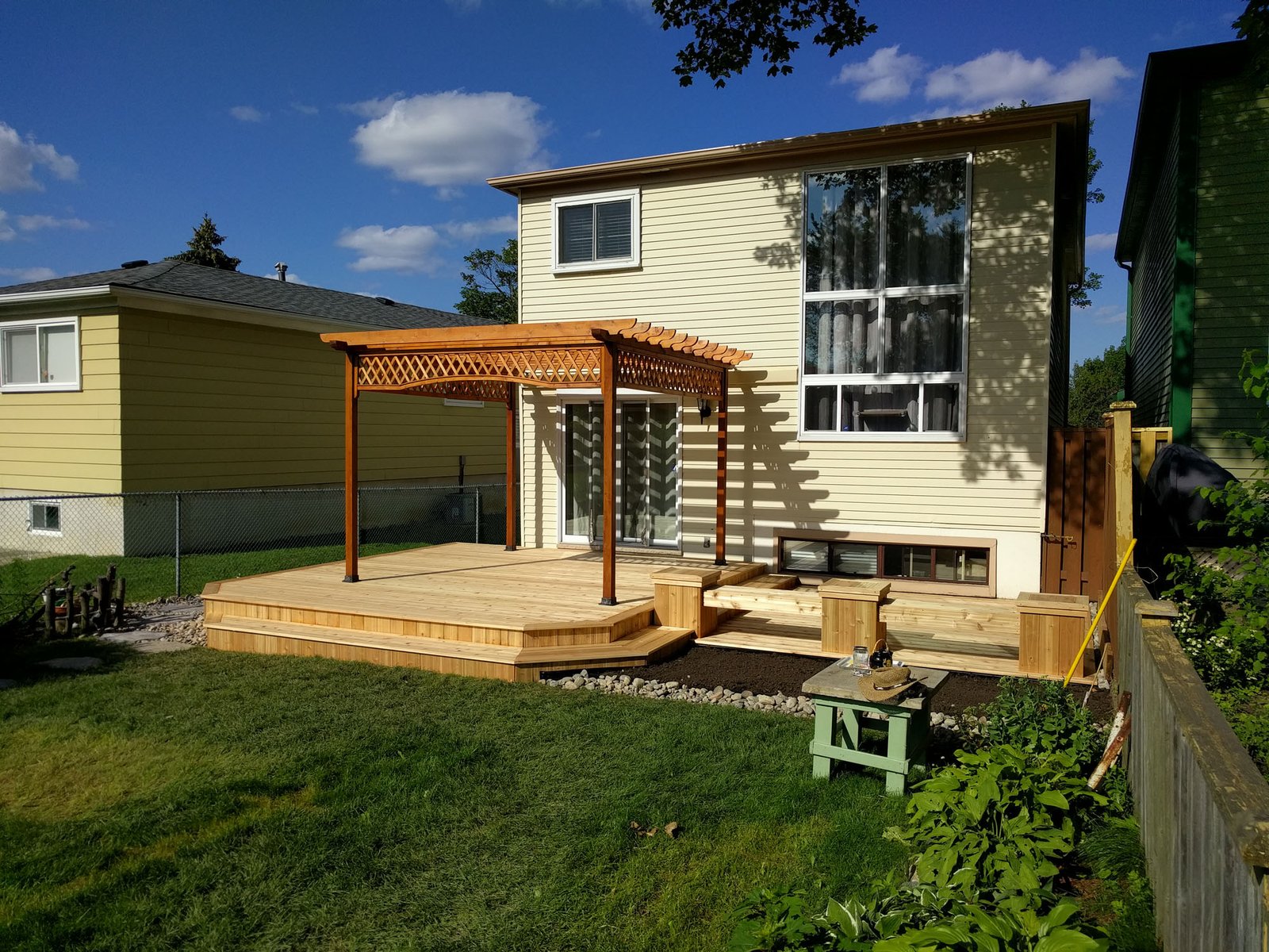 Painting Lady’s Backyard