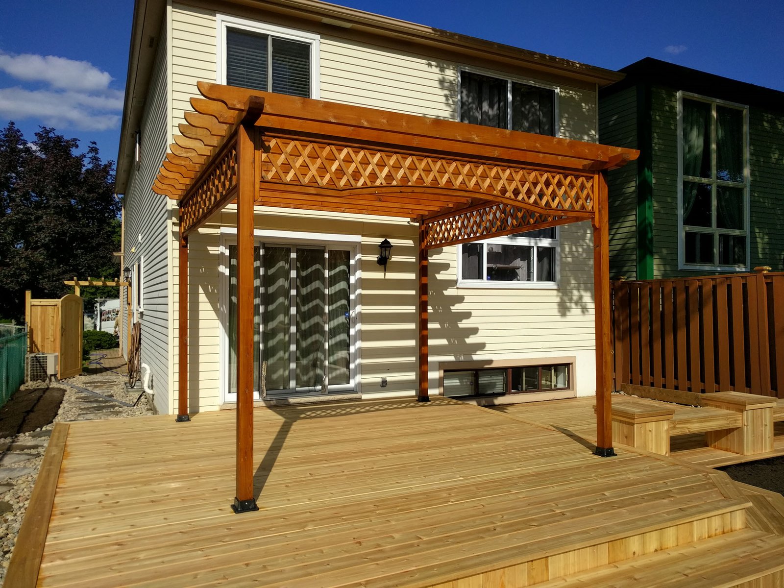 Painting Lady’s Backyard