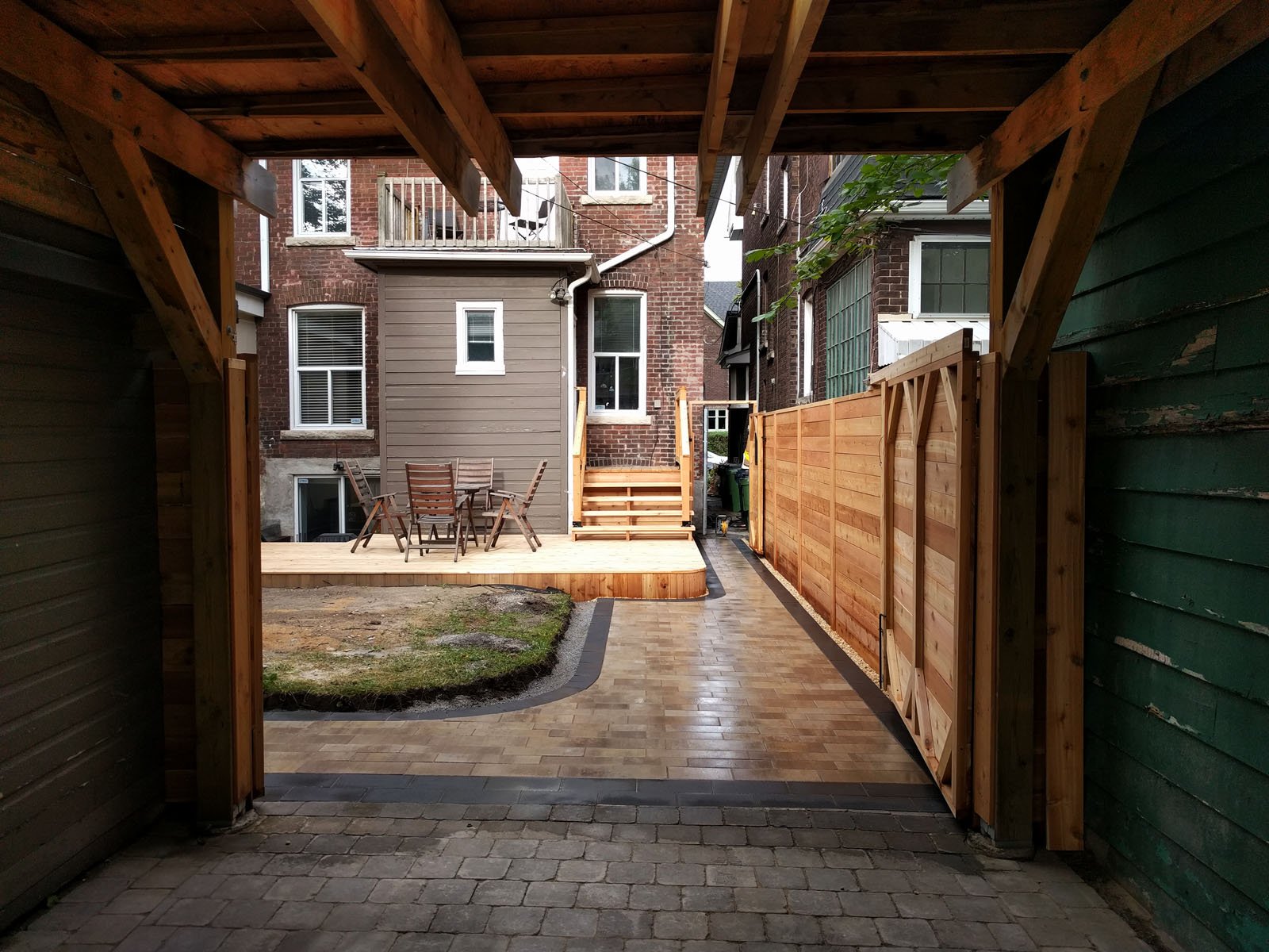 Solution of whole backyard in Toronto Downtown