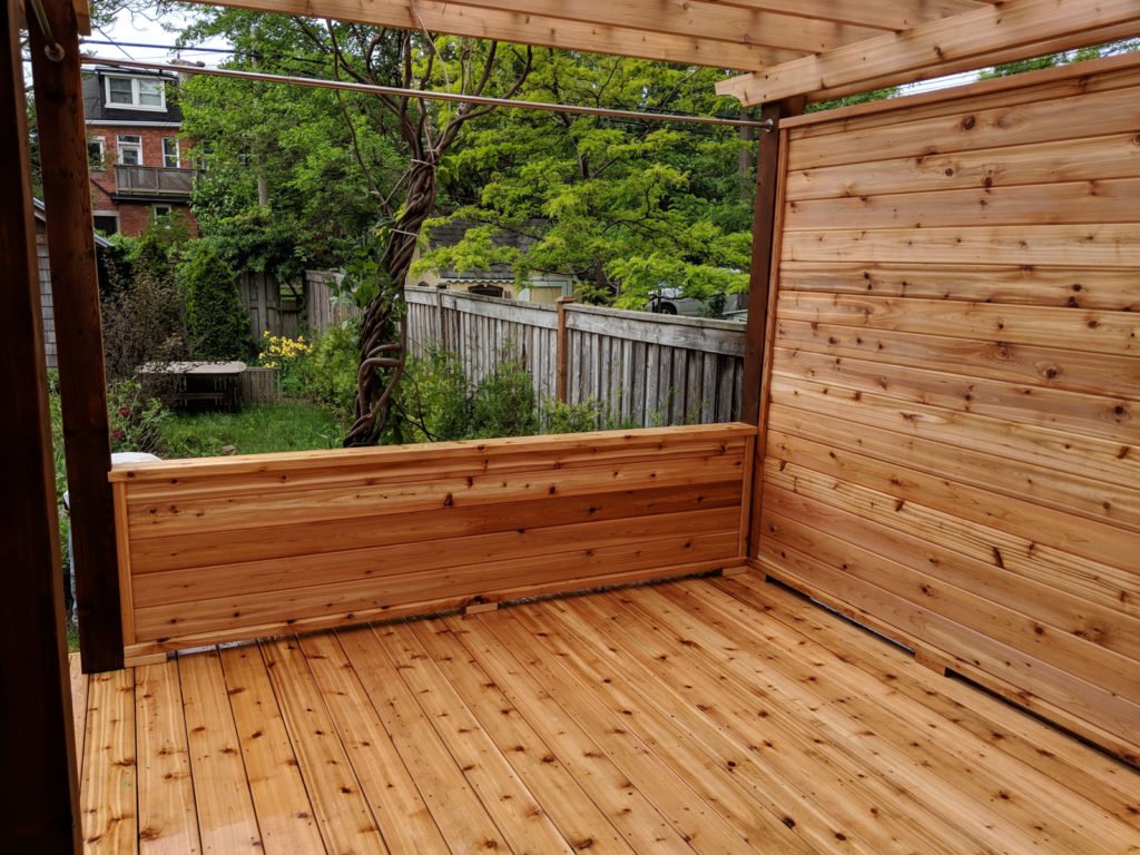 Can I have a storage in my deck, and it’s not under the decking?