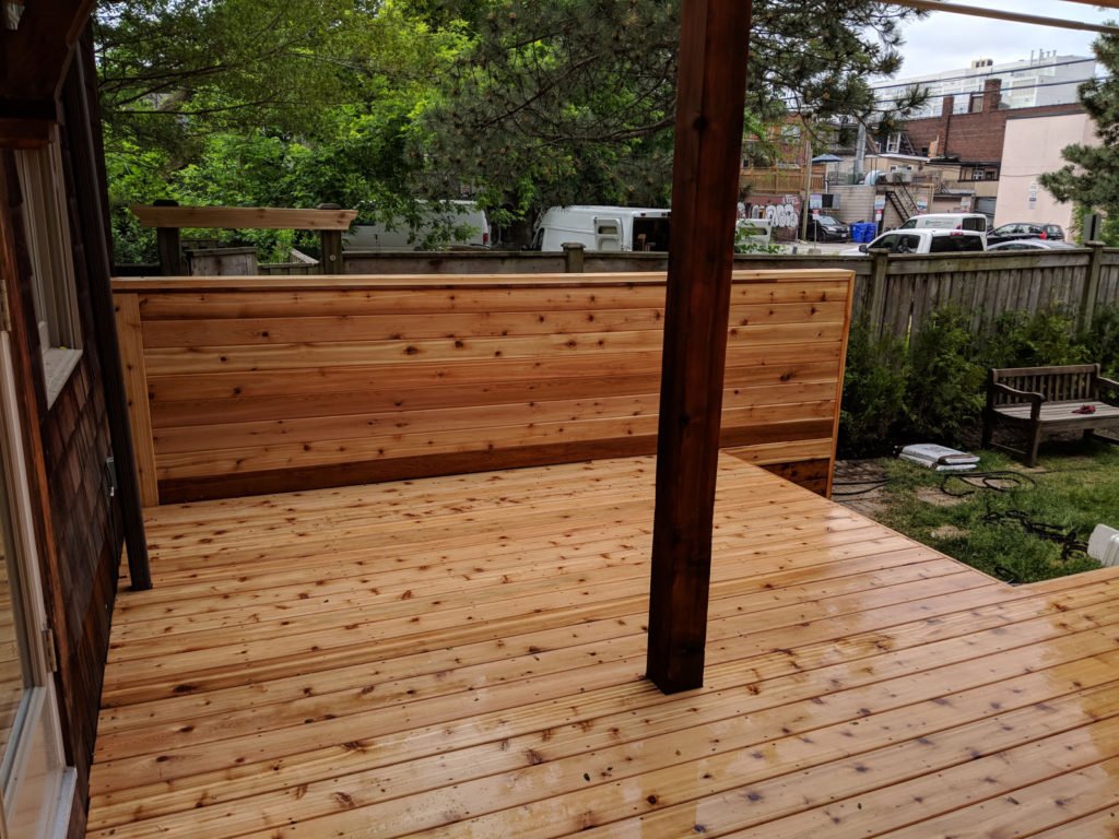 Can I have a storage in my deck, and it’s not under the decking?