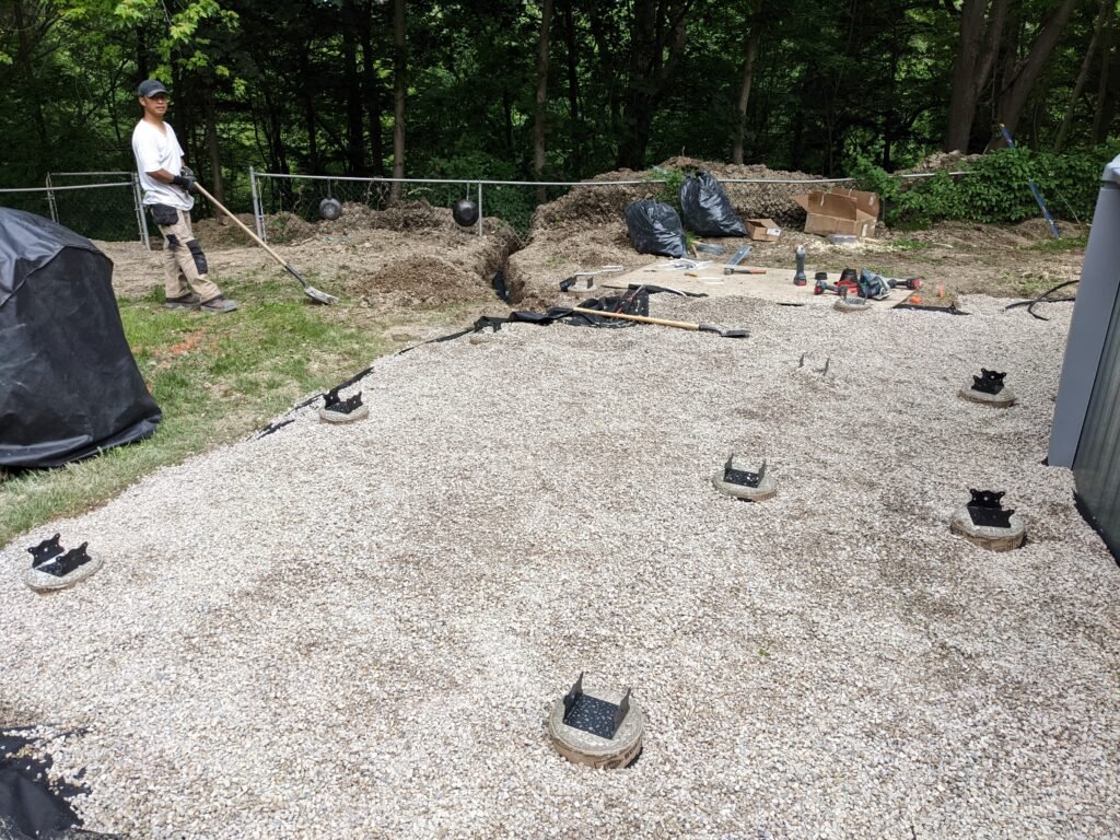 Deck and Above Ground Pool