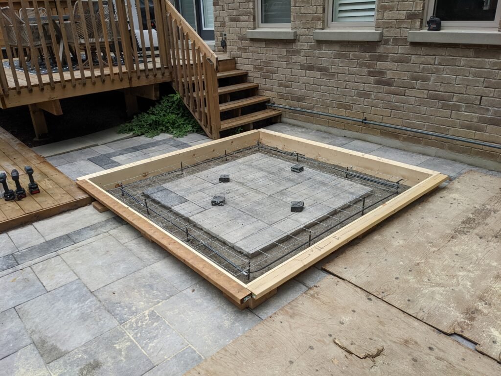 Multi Level Deck with Pergola and Jacuzzi